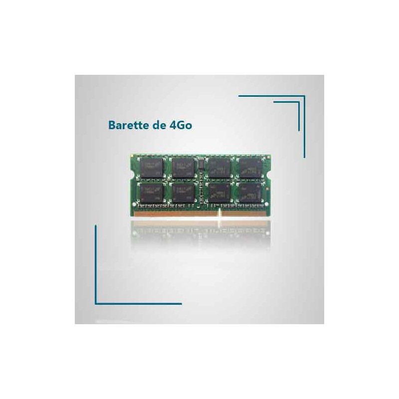 4 Go de ram pour pc portable ASUS K72F-TY031X