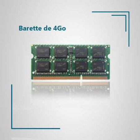 4 Go de ram pour pc portable ASUS K72F-TY131V