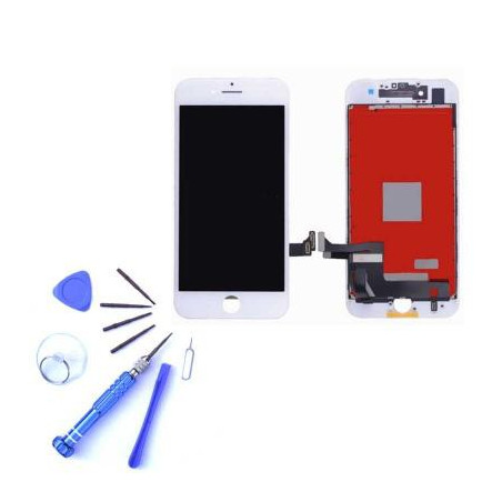 Ecran iPhone 7 blanc - Kit de réparation complet