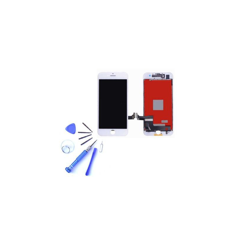 Ecran iPhone 7 Plus blanc - Kit de réparation complet