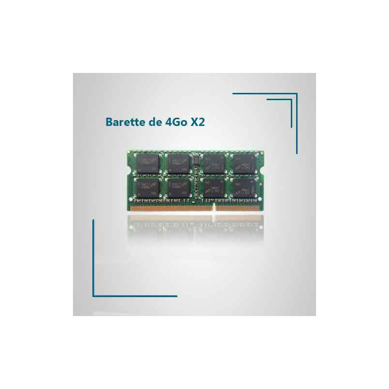 PHS-memory 8GB de mémoire RAM pour Terra Mobile 1542K (1220570) DDR3 SO DIMM 1600MHz
